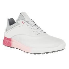 Ecco W Golfschuh S-Three in Weiss/Pink