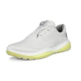 Ecco M Golfschuh LT1 in Weiss/Gelb